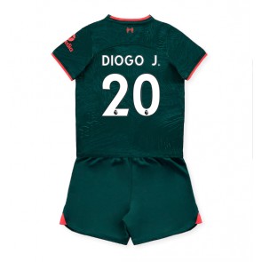Liverpool Diogo Jota #20 kläder Barn 2022-23 Tredje Tröja Kortärmad (+ korta byxor)